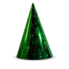 APF Holographic Cone Party Hat - Green
