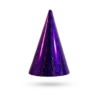 APF Holographic Cone Party Hat - Purple